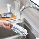 2018 New Sink Suction Cup Base Cleaning Bottle Glass Brush