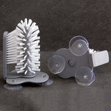 2018 New Sink Suction Cup Base Cleaning Bottle Glass Brush