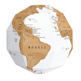 DIY Scratch Globe 3D Stereo Assembly Globe World Map