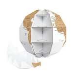 DIY Scratch Globe 3D Stereo Assembly Globe World Map