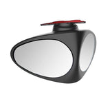 2 in 1 Car Blind Spot Mirror Wide Angle Mirror 360 Rotation Adjustable Convex Rear View Mirror View front wheel Car mirror
