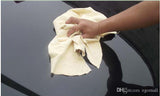 Extra Large Auto Car Natural Drying Chamois 66x43cm 43x32cm approx Deerskin Cleaning Cham Genuine Leather Cloth